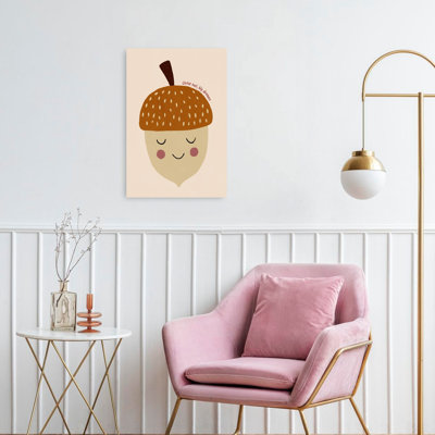 «Littlenut Peaceful Whimsical Abstract Autumn Forest», reproduction d'art mural