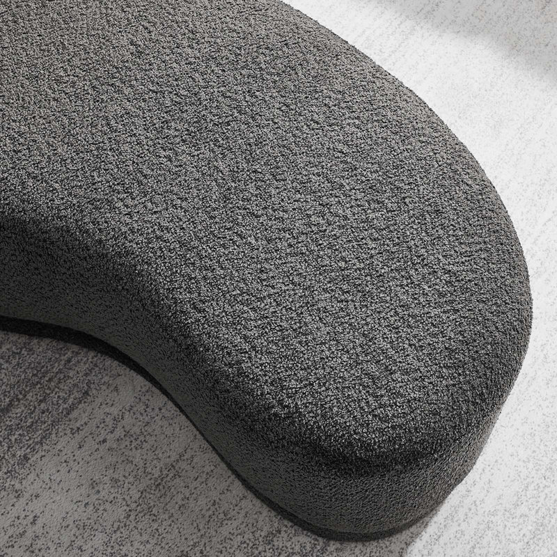 Modway Nimbus 48" Upholstered Ottoman Bench, Slate Fabric