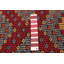 Tapisserie Konya rouge foncé Kilim 5 pi 11 po x 11 pi 0 po