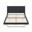Structure de lit en cuir Pu-137046420-137046422