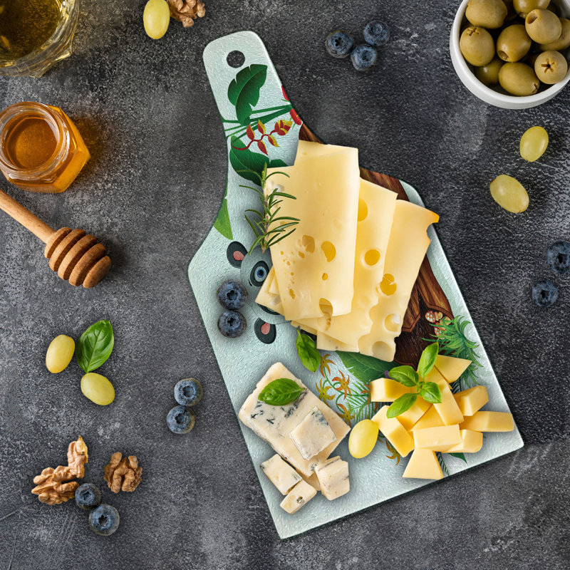 Planche à découper en verre trempé Ambesonne