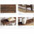 70.9 Inches Extra Long Farmhouse Console Table, Solid Wood Entryway Table with 2-Tier Open Storage, Rustic Narrow Sofa Table Behind Couch for Hallway, Living Room-2140916663