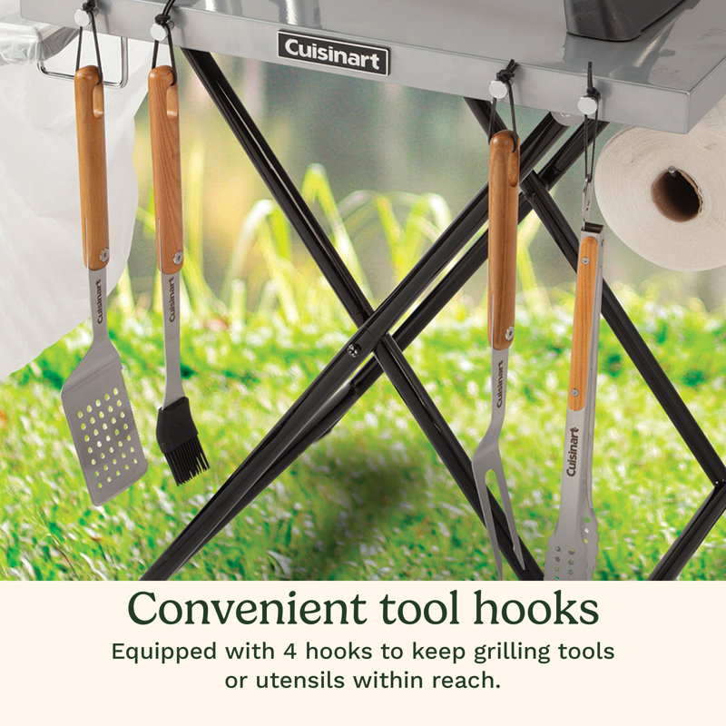 Fold ''N Go Prep Table and Grill Stand