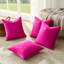 Ensemble de 4 housses de coussin en velours de luxe, housse décorative douce pour canapé-lit, salon, canapé, chambre à coucher-118196146-118034454
