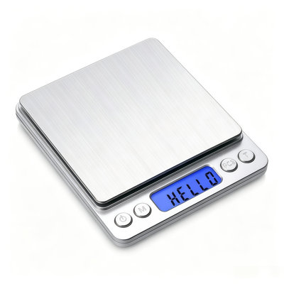 Digital Kitchen Scale, 3kg/0.1g High Precision Food Scale with Stainless Steel Platform, AAA Battery Powered