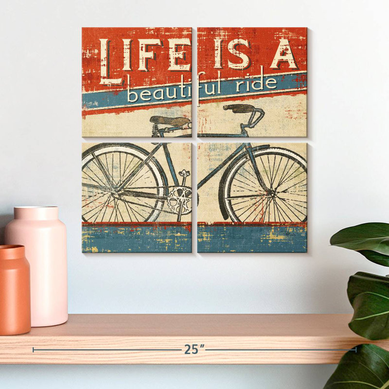 Tergel Vintage Beautiful Ride II, H 18 po x l 18 po