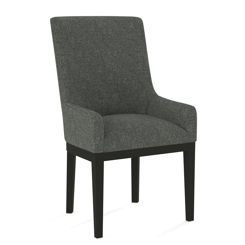 Upholstered Arm Chair, Black, 61703-88