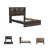 Drystan Bookcase Storage Bed-1602257075