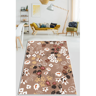 Washable Hall Carpet, Blue, 39.4 x 78.7 Inches | 100% Polyester with Non-Slip Felt Dot Underside, Antibacterial, 0.4 inch Pile Height | Machine Washable, Perfect for Living Room & Entryway Décor