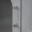 Meuble-lavabo de salle de bain avec porte à deux tiroirs et tablette réglable-1670867545