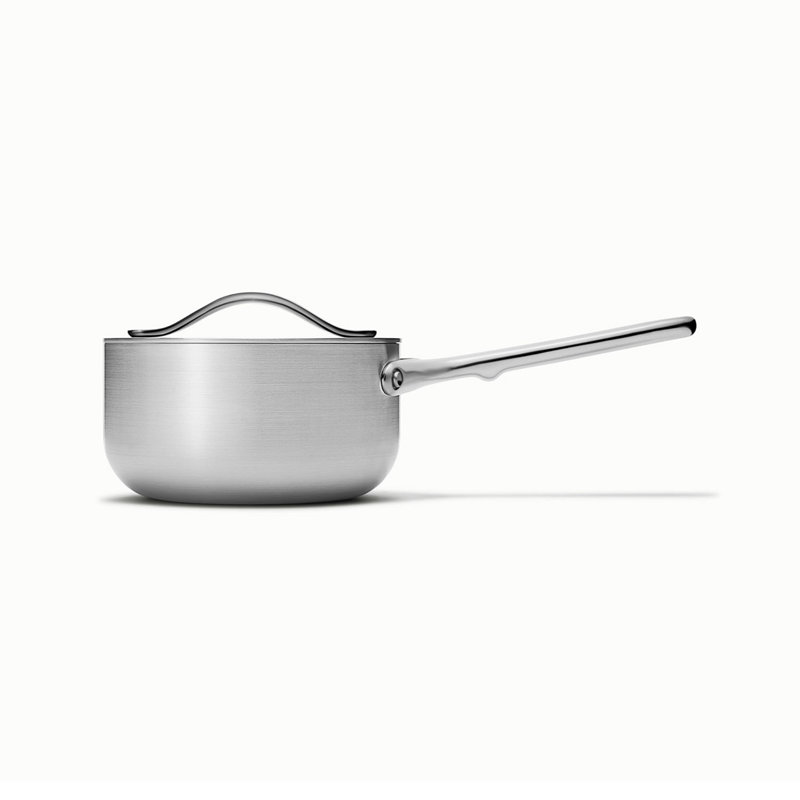 Caraway 3Qt Stainless Steel Saucepan W/ Lid, 1. 75 quarts