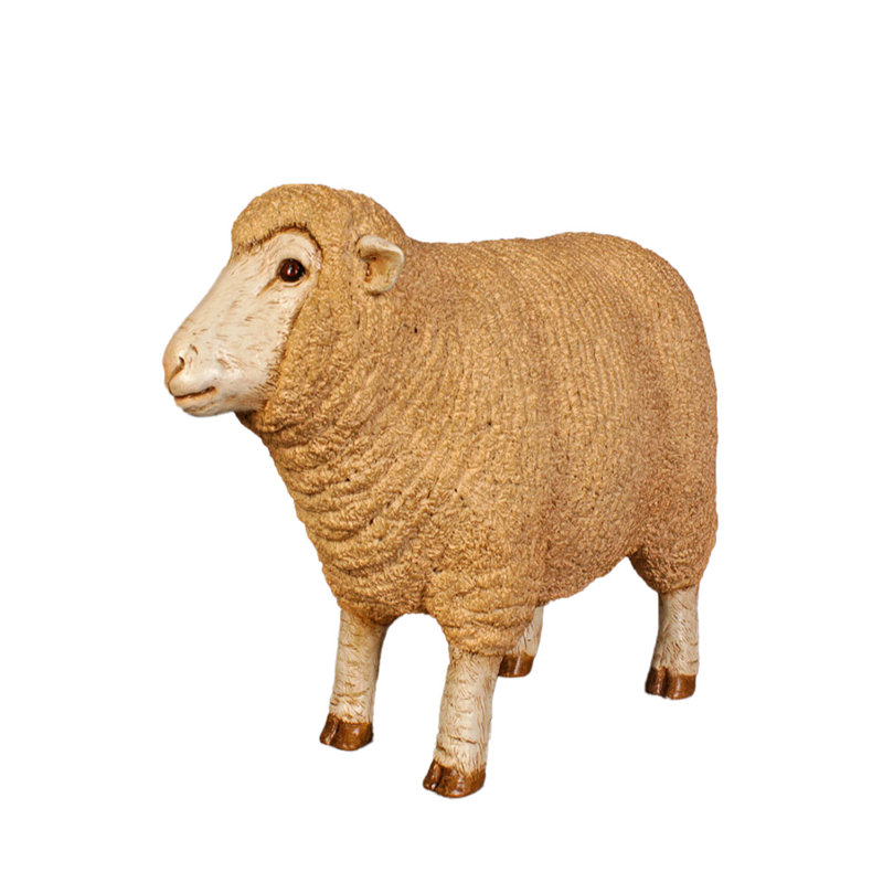 Statue de bébé mérinos Ewe