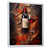 White Floater Framed