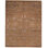 Wool Oriental Area Rug in Camel/Gray