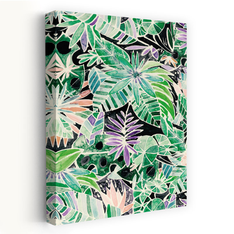 Art contemporain, art mural lilas, H 60 po x l 40 po