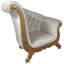 Fauteuil rembourré Art Déco
