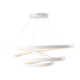 Yasmine Single Light Metal Dimmable LED Geometric Chandelier