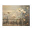 Bloomed Flower Horizons - Art mural en bois sur bois de pin naturel-101401831