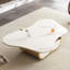 Table basse moderne avec plateau en pierre frittée Modern Butterfly