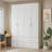 93.9 Inch H Armoire with Top Cabinet