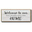 Welcome to Our Home - Toile encadrée-110637492