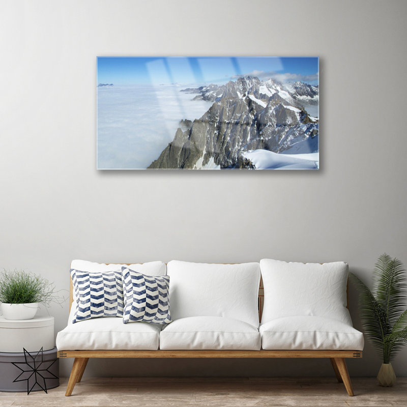 Mountain Fog - Unframed Photograph on Glass