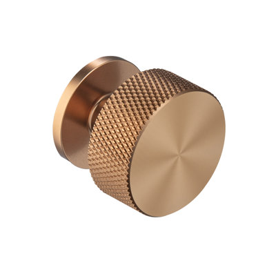 Camellia 1.26 in. (32 mm) Modern Round Cabinet Knurled Knobs 