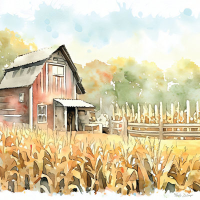 Grange campagne d'automne III
