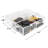 Sorbus 2-Drawer Cosmetic Acrylic Organizer, Stackable, Extra-Large in Clear