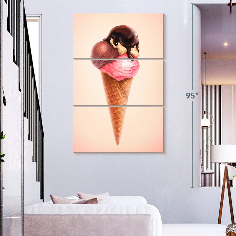 Yarlin Sweet Ice Cream Cone, 74" H x 48" W