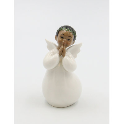 African American Praying Little Angel- Boy -4"H