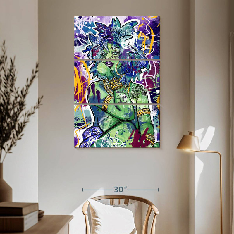 Leisha Subira, 65" H x 42" W