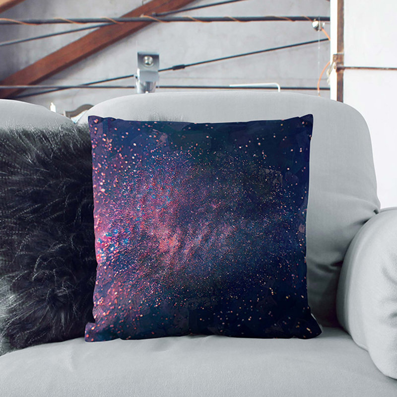 Square Throw Cushion, 40cm H x 40cm W x 15cm D