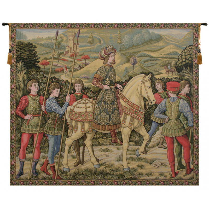 Loom Woven Cotton Blend Wall Hanging, 48" H x 62" W x 0.1" D