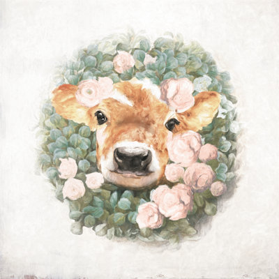 Couronne florale de veau