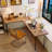 Brown+Black Rectangular Solid Wood+Iron  desk-471298668-471298659