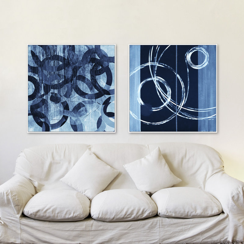 « linked rings diptych », impression sur toile, H 20 po x l 20 po x L 1,5 po