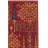 Wahcheechee Floral Handmade Tufted Wool Red Area Rug-74736727