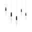 Kindjal 5 Light Crystal LED Multi-Light Pendant-454027687