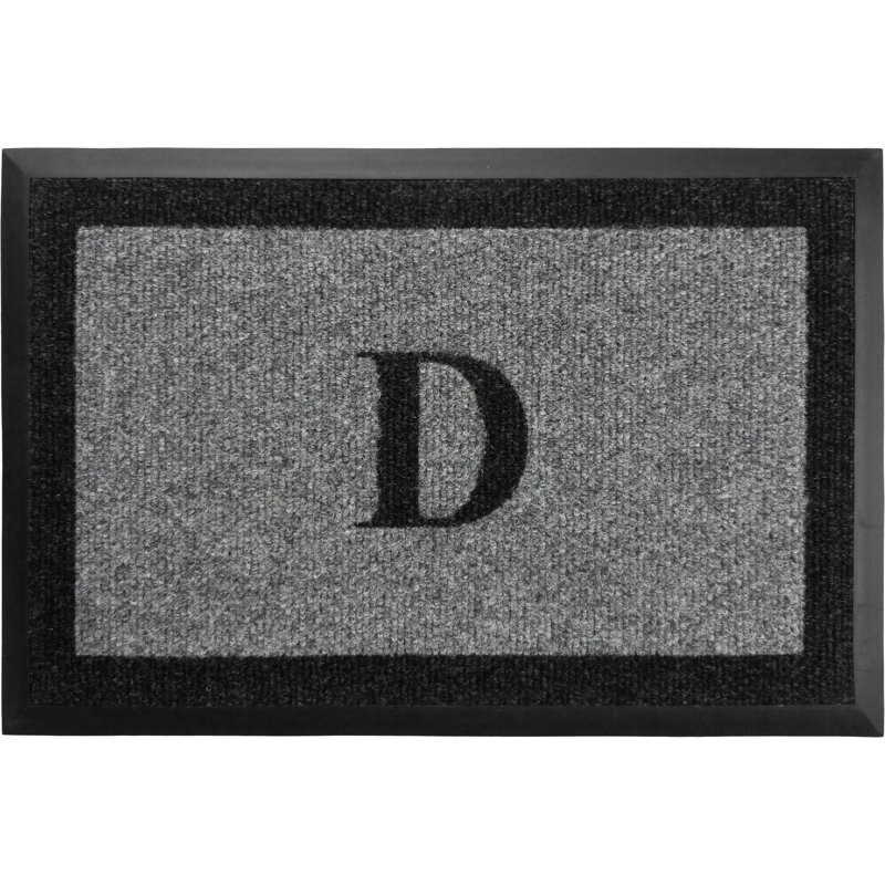 Tapis d'extérieur antidérapant Asai, Gris, D, l 24 po x L 36 po