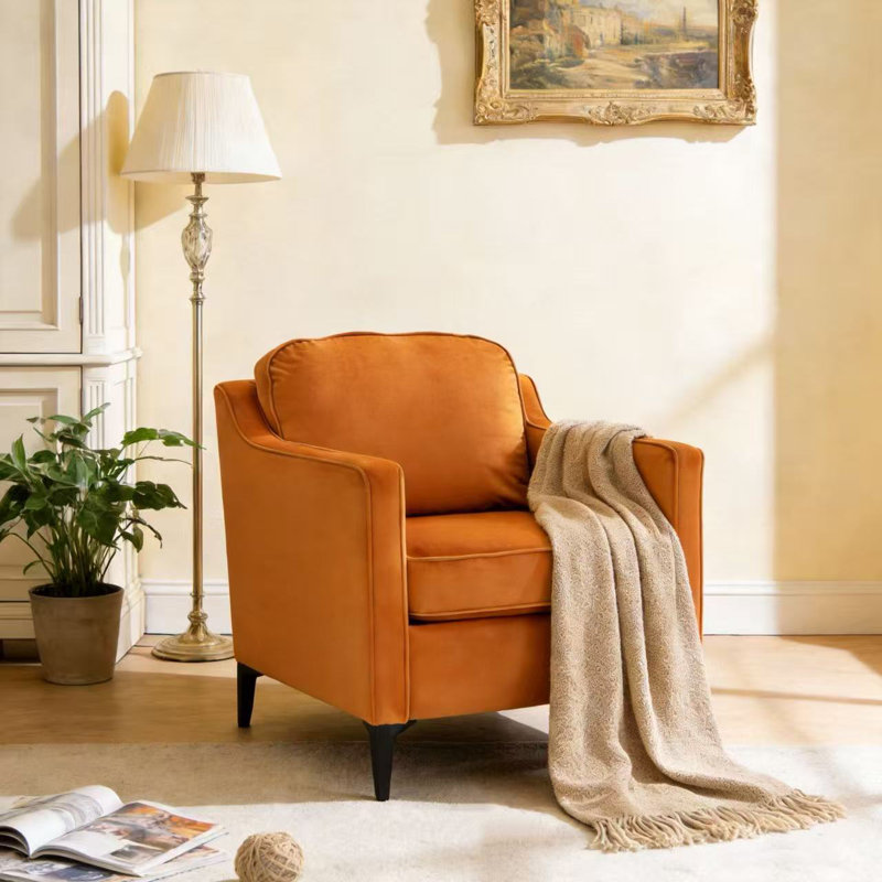 Single Armchair, Orange