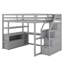 Lit mezzanine double avec bureau et tablettes-1101488715
