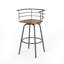 Noelia Swivel Counter Stool with Metal Frame-2094261324