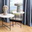 Side Table with Marble Top 42x45cm-1388805302
