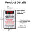 Panneau en aluminium 18 po x 24 po Weak Immune System-119478981