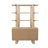 Moncure 70"H x 47"W Acacia Wood Bookcase