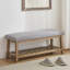 Polyester Upholstered Storage Bench-968571707