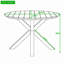 Table de salle à manger ronde en bois pour l'extérieur-630802405
