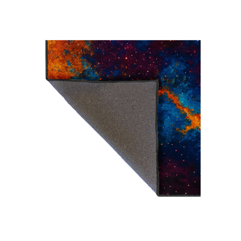 Tapis gris tissé à motif lavable Mosso, 6 pi 7 po x 9 pi 10 po