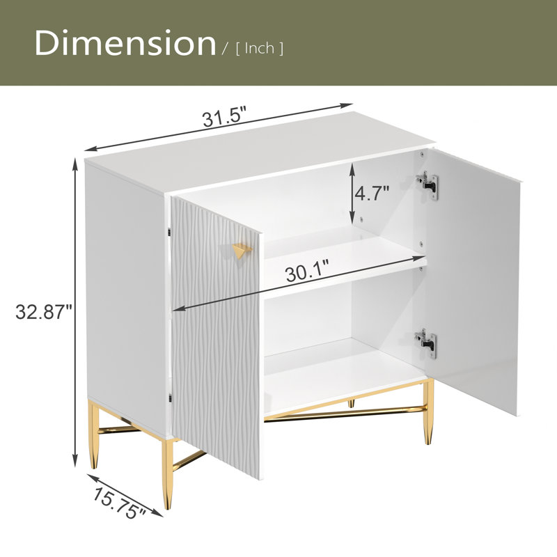 Armoire d'appoint 2 portes